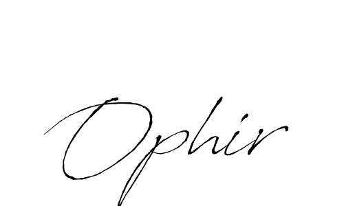 How to make Ophir signature? Antro_Vectra is a professional autograph style. Create handwritten signature for Ophir name. Ophir signature style 6 images and pictures png