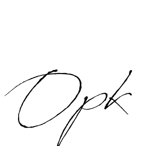 Use a signature maker to create a handwritten signature online. With this signature software, you can design (Antro_Vectra) your own signature for name Opk. Opk signature style 6 images and pictures png