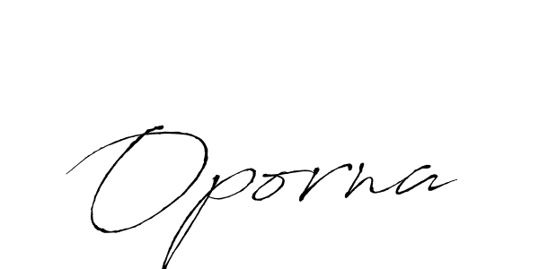 Make a beautiful signature design for name Oporna. With this signature (Antro_Vectra) style, you can create a handwritten signature for free. Oporna signature style 6 images and pictures png