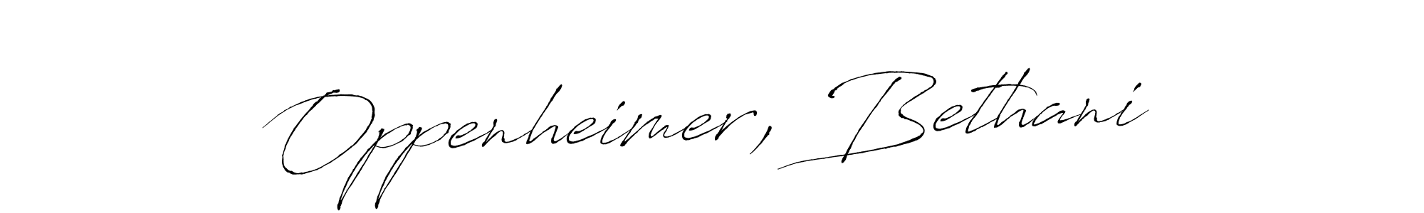 Also we have Oppenheimer, Bethani name is the best signature style. Create professional handwritten signature collection using Antro_Vectra autograph style. Oppenheimer, Bethani signature style 6 images and pictures png