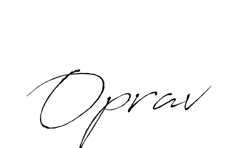 How to Draw Oprav signature style? Antro_Vectra is a latest design signature styles for name Oprav. Oprav signature style 6 images and pictures png