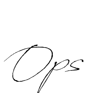 Also we have Ops name is the best signature style. Create professional handwritten signature collection using Antro_Vectra autograph style. Ops signature style 6 images and pictures png