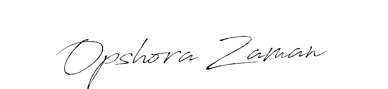 The best way (Antro_Vectra) to make a short signature is to pick only two or three words in your name. The name Opshora Zaman include a total of six letters. For converting this name. Opshora Zaman signature style 6 images and pictures png