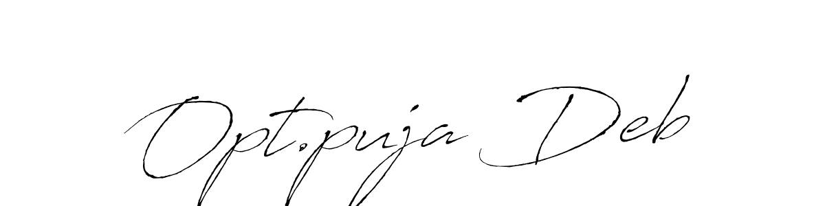 The best way (Antro_Vectra) to make a short signature is to pick only two or three words in your name. The name Opt.puja Deb include a total of six letters. For converting this name. Opt.puja Deb signature style 6 images and pictures png