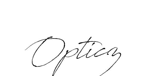 How to make Opticz signature? Antro_Vectra is a professional autograph style. Create handwritten signature for Opticz name. Opticz signature style 6 images and pictures png