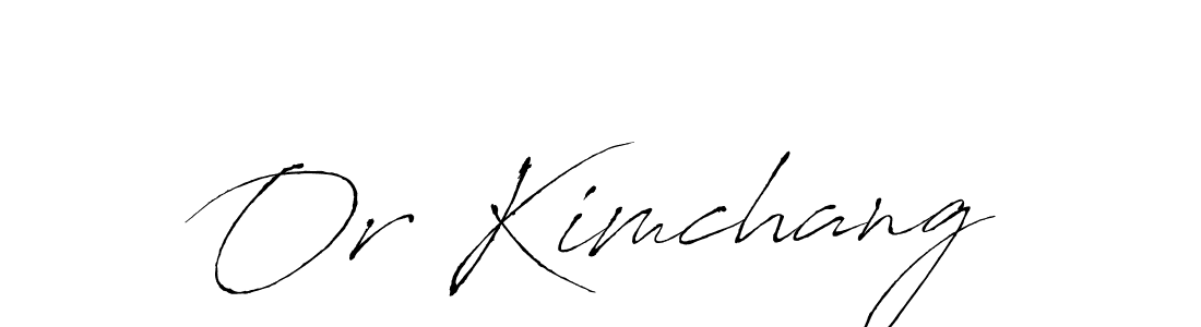 You should practise on your own different ways (Antro_Vectra) to write your name (Or Kimchang) in signature. don't let someone else do it for you. Or Kimchang signature style 6 images and pictures png