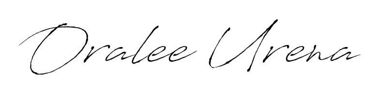 Design your own signature with our free online signature maker. With this signature software, you can create a handwritten (Antro_Vectra) signature for name Oralee Urena. Oralee Urena signature style 6 images and pictures png