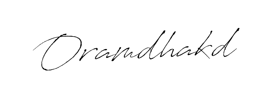 Design your own signature with our free online signature maker. With this signature software, you can create a handwritten (Antro_Vectra) signature for name Oramdhakd. Oramdhakd signature style 6 images and pictures png