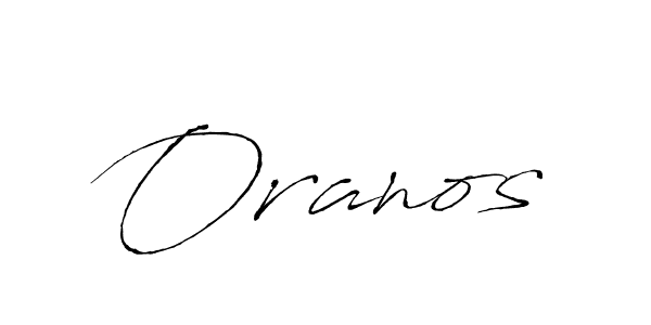 Make a beautiful signature design for name Oranos. With this signature (Antro_Vectra) style, you can create a handwritten signature for free. Oranos signature style 6 images and pictures png