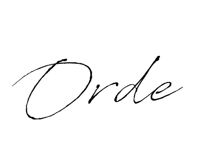 Use a signature maker to create a handwritten signature online. With this signature software, you can design (Antro_Vectra) your own signature for name Orde. Orde signature style 6 images and pictures png