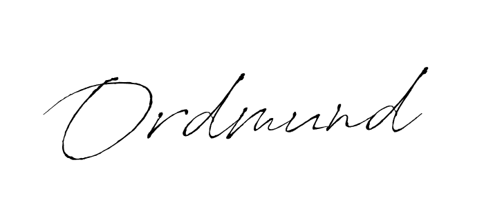 Use a signature maker to create a handwritten signature online. With this signature software, you can design (Antro_Vectra) your own signature for name Ordmund. Ordmund signature style 6 images and pictures png