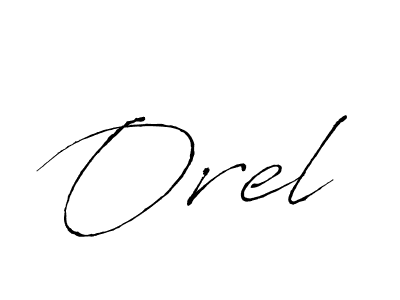 Orel stylish signature style. Best Handwritten Sign (Antro_Vectra) for my name. Handwritten Signature Collection Ideas for my name Orel. Orel signature style 6 images and pictures png