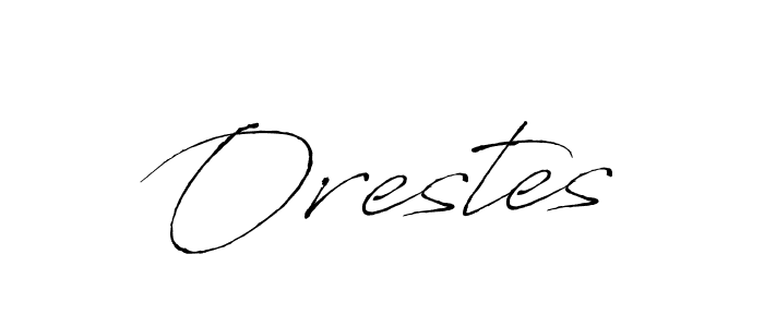 Orestes stylish signature style. Best Handwritten Sign (Antro_Vectra) for my name. Handwritten Signature Collection Ideas for my name Orestes. Orestes signature style 6 images and pictures png