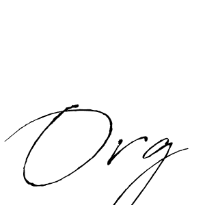 Make a beautiful signature design for name Org. With this signature (Antro_Vectra) style, you can create a handwritten signature for free. Org signature style 6 images and pictures png