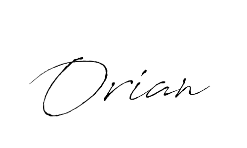 Use a signature maker to create a handwritten signature online. With this signature software, you can design (Antro_Vectra) your own signature for name Orian. Orian signature style 6 images and pictures png