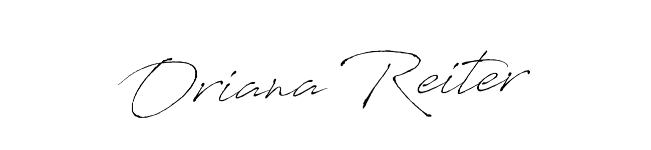 Make a beautiful signature design for name Oriana Reiter. With this signature (Antro_Vectra) style, you can create a handwritten signature for free. Oriana Reiter signature style 6 images and pictures png