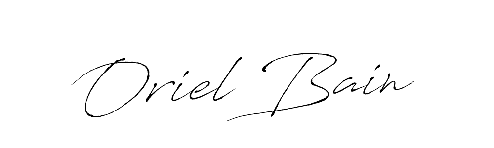 The best way (Antro_Vectra) to make a short signature is to pick only two or three words in your name. The name Oriel Bain include a total of six letters. For converting this name. Oriel Bain signature style 6 images and pictures png