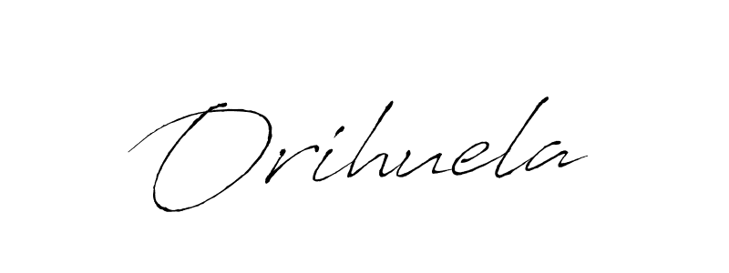 You should practise on your own different ways (Antro_Vectra) to write your name (Orihuela) in signature. don't let someone else do it for you. Orihuela signature style 6 images and pictures png