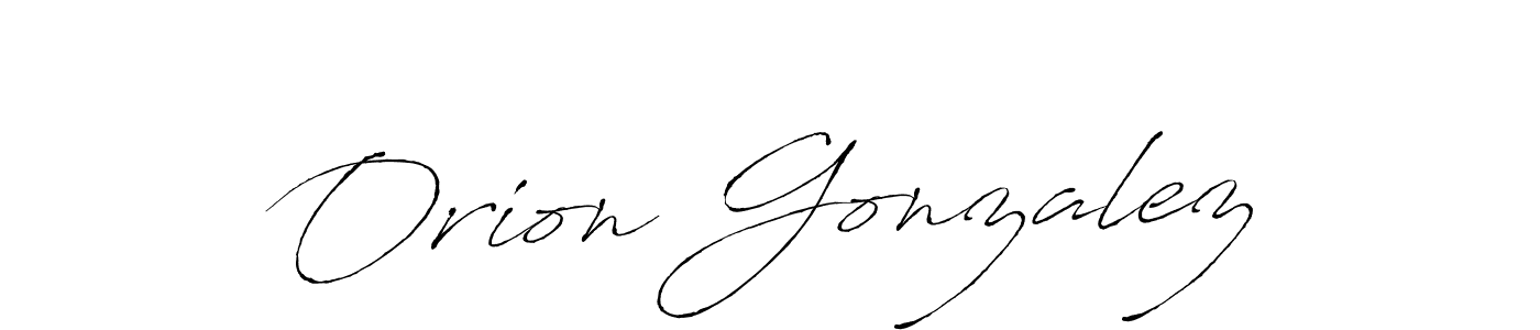 Also we have Orion Gonzalez name is the best signature style. Create professional handwritten signature collection using Antro_Vectra autograph style. Orion Gonzalez signature style 6 images and pictures png