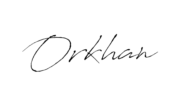 Create a beautiful signature design for name Orkhan. With this signature (Antro_Vectra) fonts, you can make a handwritten signature for free. Orkhan signature style 6 images and pictures png