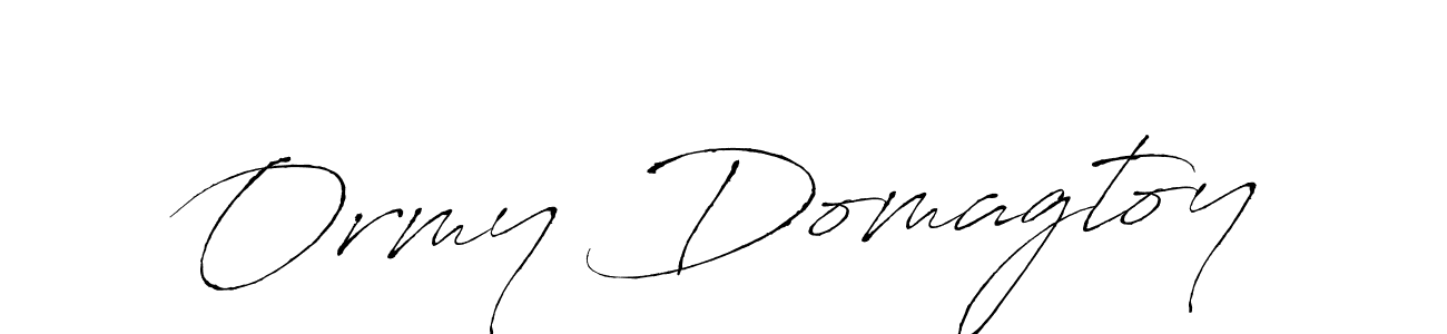 Make a beautiful signature design for name Ormy Domagtoy. Use this online signature maker to create a handwritten signature for free. Ormy Domagtoy signature style 6 images and pictures png