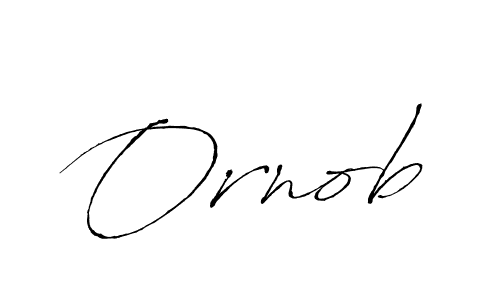 Make a beautiful signature design for name Ornob. With this signature (Antro_Vectra) style, you can create a handwritten signature for free. Ornob signature style 6 images and pictures png