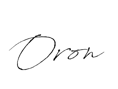 The best way (Antro_Vectra) to make a short signature is to pick only two or three words in your name. The name Oron include a total of six letters. For converting this name. Oron signature style 6 images and pictures png