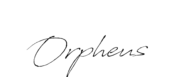 Make a beautiful signature design for name Orpheus. With this signature (Antro_Vectra) style, you can create a handwritten signature for free. Orpheus signature style 6 images and pictures png