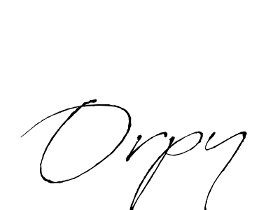 Use a signature maker to create a handwritten signature online. With this signature software, you can design (Antro_Vectra) your own signature for name Orpy. Orpy signature style 6 images and pictures png
