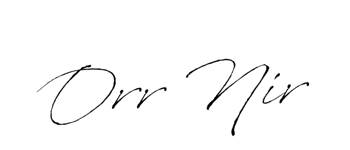 Design your own signature with our free online signature maker. With this signature software, you can create a handwritten (Antro_Vectra) signature for name Orr Nir. Orr Nir signature style 6 images and pictures png