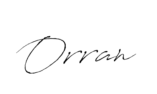 Use a signature maker to create a handwritten signature online. With this signature software, you can design (Antro_Vectra) your own signature for name Orran. Orran signature style 6 images and pictures png