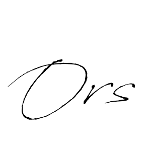 Design your own signature with our free online signature maker. With this signature software, you can create a handwritten (Antro_Vectra) signature for name Ors. Ors signature style 6 images and pictures png