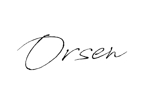 How to make Orsen name signature. Use Antro_Vectra style for creating short signs online. This is the latest handwritten sign. Orsen signature style 6 images and pictures png