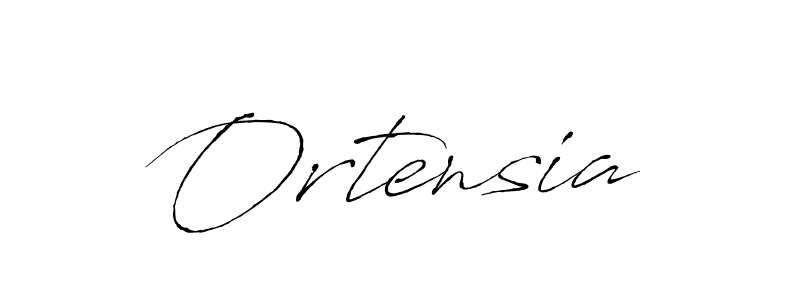 Create a beautiful signature design for name Ortensia. With this signature (Antro_Vectra) fonts, you can make a handwritten signature for free. Ortensia signature style 6 images and pictures png