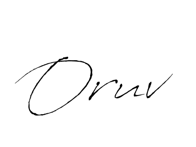 How to Draw Oruv signature style? Antro_Vectra is a latest design signature styles for name Oruv. Oruv signature style 6 images and pictures png