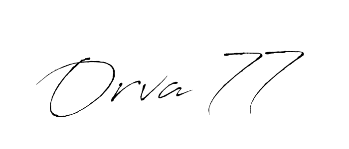 Antro_Vectra is a professional signature style that is perfect for those who want to add a touch of class to their signature. It is also a great choice for those who want to make their signature more unique. Get Orva 77 name to fancy signature for free. Orva 77 signature style 6 images and pictures png