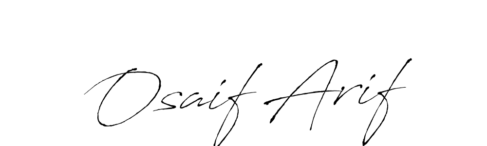 Similarly Antro_Vectra is the best handwritten signature design. Signature creator online .You can use it as an online autograph creator for name Osaif Arif. Osaif Arif signature style 6 images and pictures png