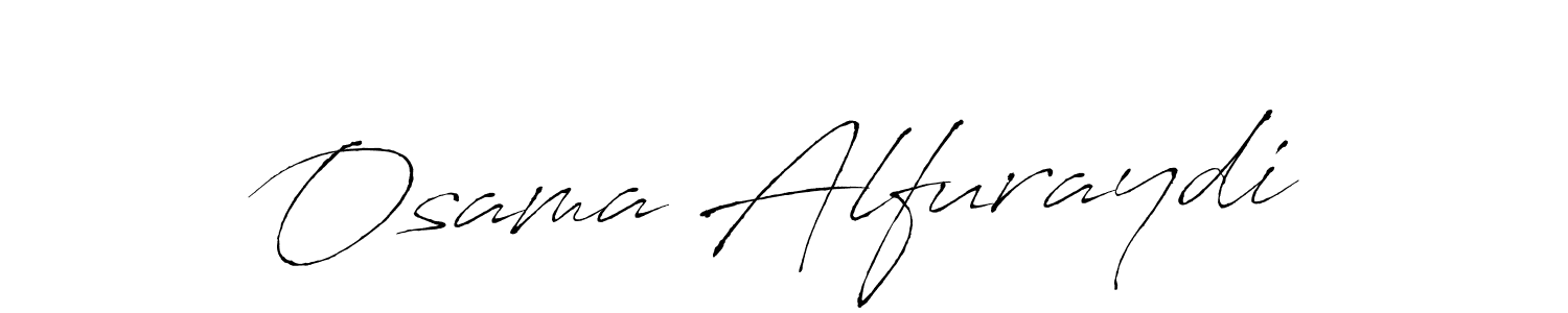 Design your own signature with our free online signature maker. With this signature software, you can create a handwritten (Antro_Vectra) signature for name Osama Alfuraydi. Osama Alfuraydi signature style 6 images and pictures png