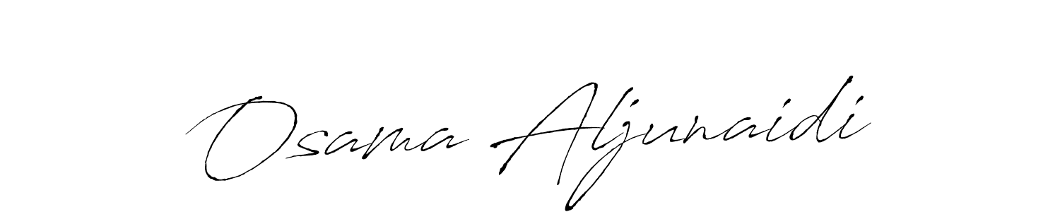 Use a signature maker to create a handwritten signature online. With this signature software, you can design (Antro_Vectra) your own signature for name Osama Aljunaidi. Osama Aljunaidi signature style 6 images and pictures png