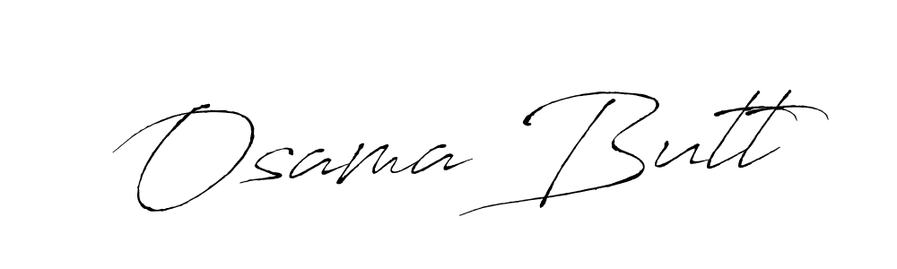 Also we have Osama Butt name is the best signature style. Create professional handwritten signature collection using Antro_Vectra autograph style. Osama Butt signature style 6 images and pictures png