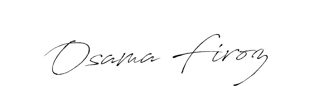 Also we have Osama Firoz name is the best signature style. Create professional handwritten signature collection using Antro_Vectra autograph style. Osama Firoz signature style 6 images and pictures png