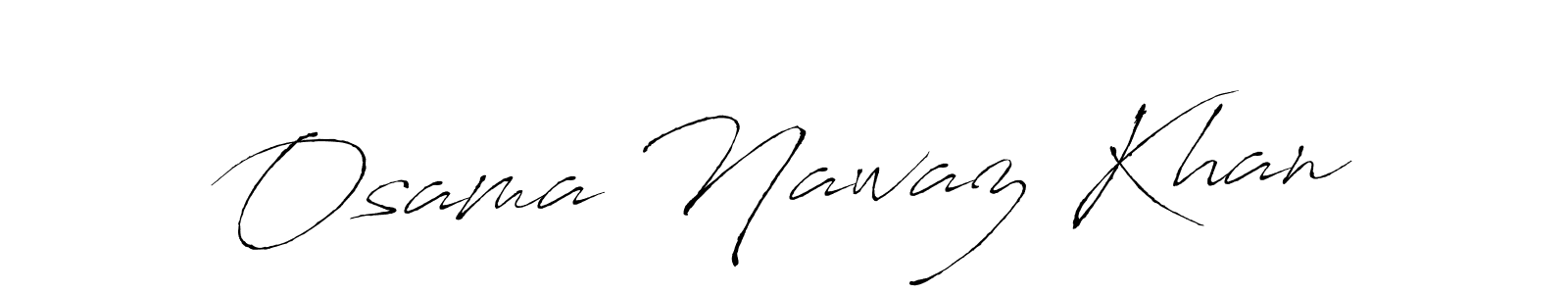 You should practise on your own different ways (Antro_Vectra) to write your name (Osama Nawaz Khan) in signature. don't let someone else do it for you. Osama Nawaz Khan signature style 6 images and pictures png