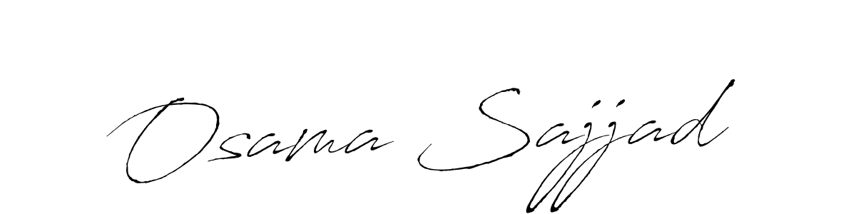 It looks lik you need a new signature style for name Osama Sajjad. Design unique handwritten (Antro_Vectra) signature with our free signature maker in just a few clicks. Osama Sajjad signature style 6 images and pictures png