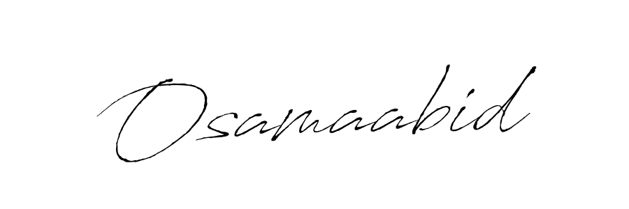 Design your own signature with our free online signature maker. With this signature software, you can create a handwritten (Antro_Vectra) signature for name Osamaabid. Osamaabid signature style 6 images and pictures png