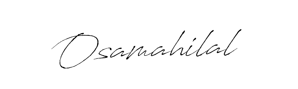 Use a signature maker to create a handwritten signature online. With this signature software, you can design (Antro_Vectra) your own signature for name Osamahilal. Osamahilal signature style 6 images and pictures png