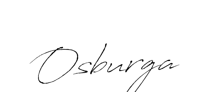 Make a beautiful signature design for name Osburga. With this signature (Antro_Vectra) style, you can create a handwritten signature for free. Osburga signature style 6 images and pictures png