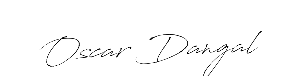 Make a beautiful signature design for name Oscar Dangal. With this signature (Antro_Vectra) style, you can create a handwritten signature for free. Oscar Dangal signature style 6 images and pictures png