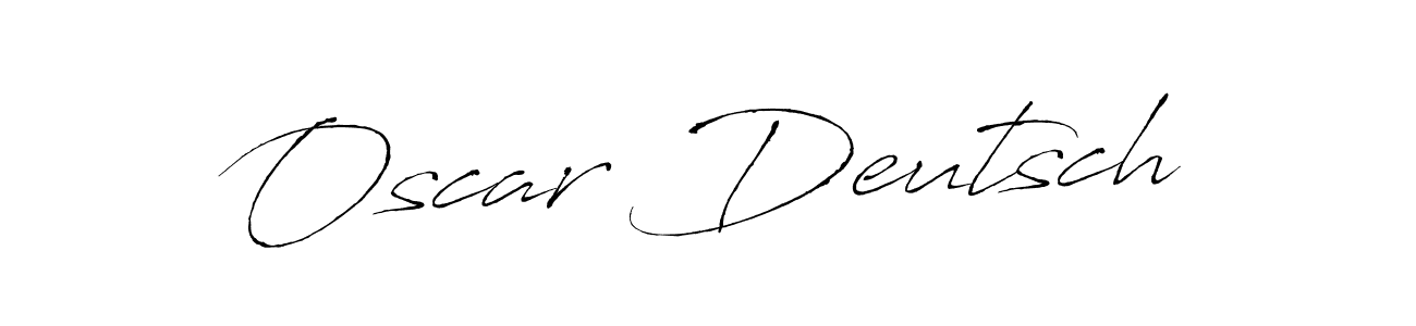 Design your own signature with our free online signature maker. With this signature software, you can create a handwritten (Antro_Vectra) signature for name Oscar Deutsch. Oscar Deutsch signature style 6 images and pictures png