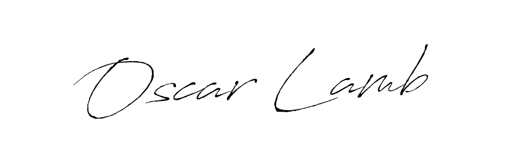 Make a beautiful signature design for name Oscar Lamb. With this signature (Antro_Vectra) style, you can create a handwritten signature for free. Oscar Lamb signature style 6 images and pictures png