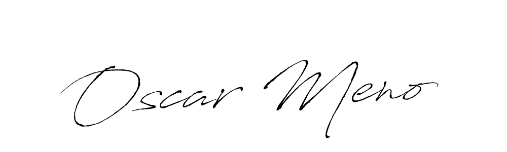 How to make Oscar Meno signature? Antro_Vectra is a professional autograph style. Create handwritten signature for Oscar Meno name. Oscar Meno signature style 6 images and pictures png